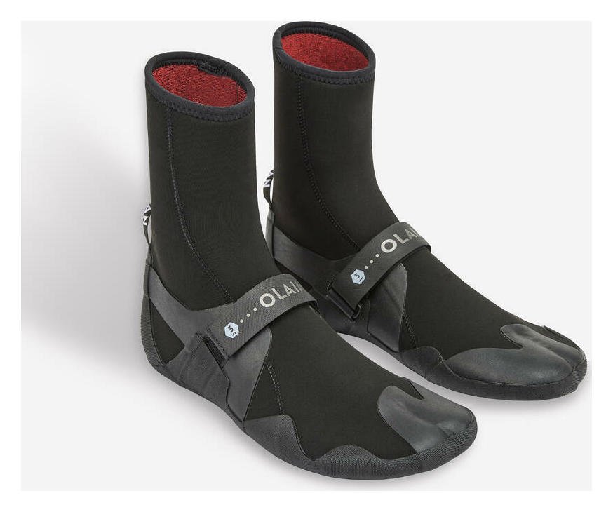 Decathlon Surf Boots 3mm 900 Black UK 10.5