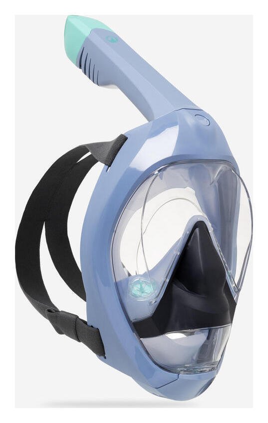 Decathlon Adult Diving Mask Easybreath Blue 900 S/M