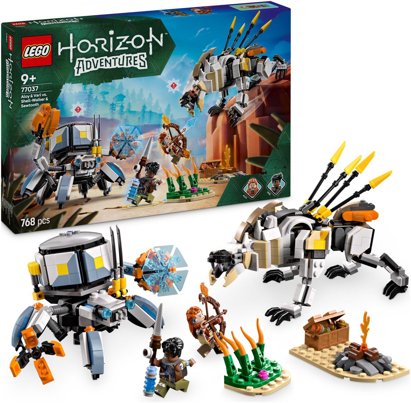 Buy LEGO Horizon Aloy Varl Shell-Walker Sawtooth 77037