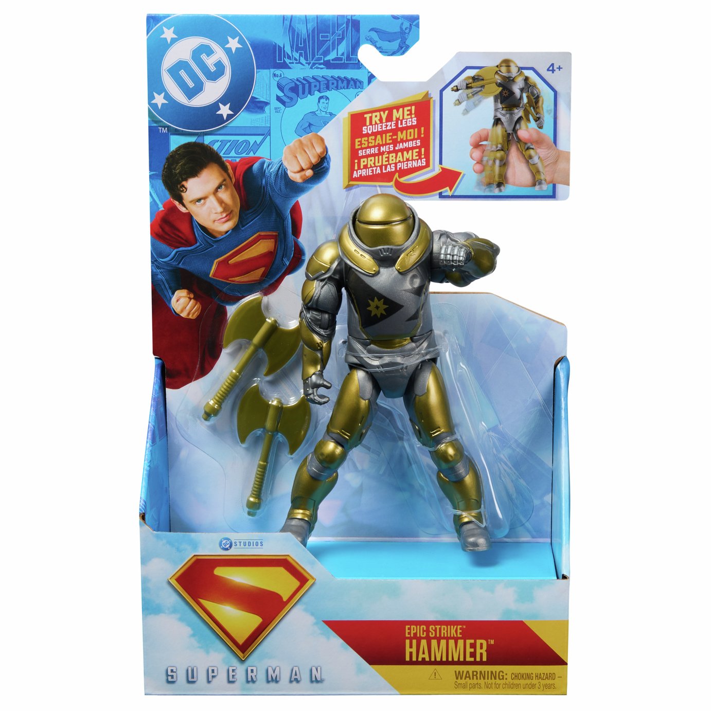 DC Comics Superman Movie 6 Inch Hammer Toy Figure