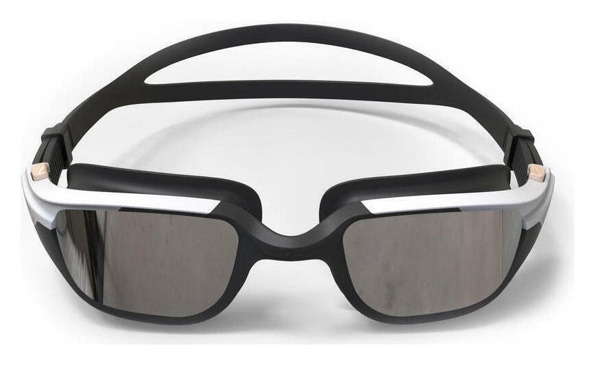 Decathlon Swimming Goggle with Mirror Lenses Spirit Black L