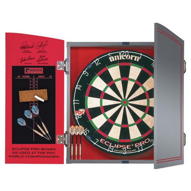 Buy Unicorn World Championship Dartboard Cabinet And Darts