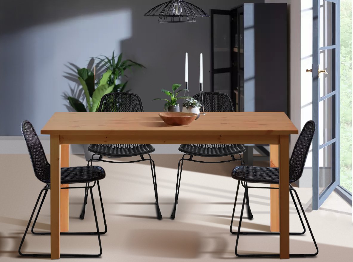 Argos Home Ashdon Solid Pine 6 Seater Dining Table 
