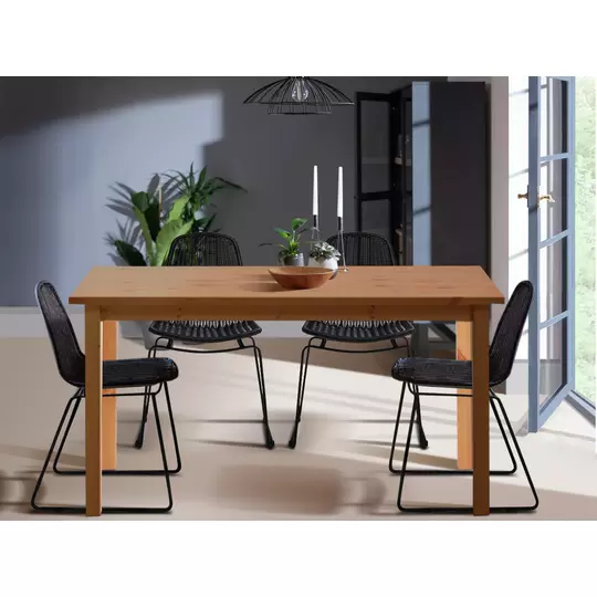 Argos Home Ashdon Solid Pine 6 Seater Dining Table