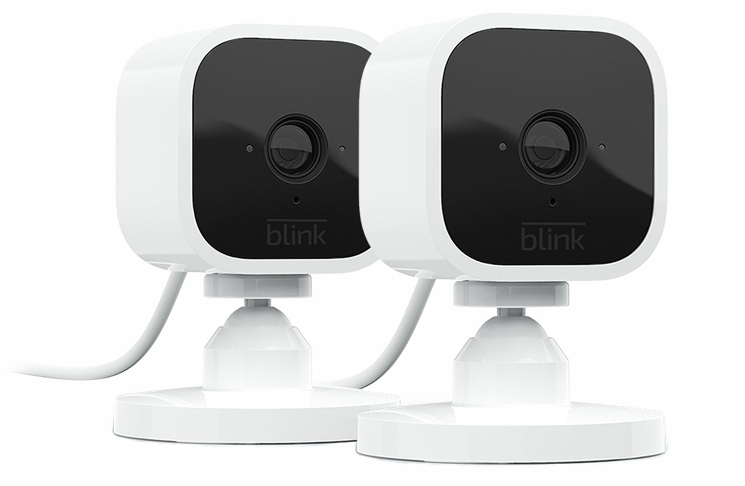 Blink Mini Indoor Plug-In CCTV Security Camera White -2 Pack