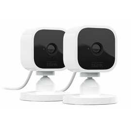Blink Mini Indoor Plug-In CCTV Security Camera White -2 Pack