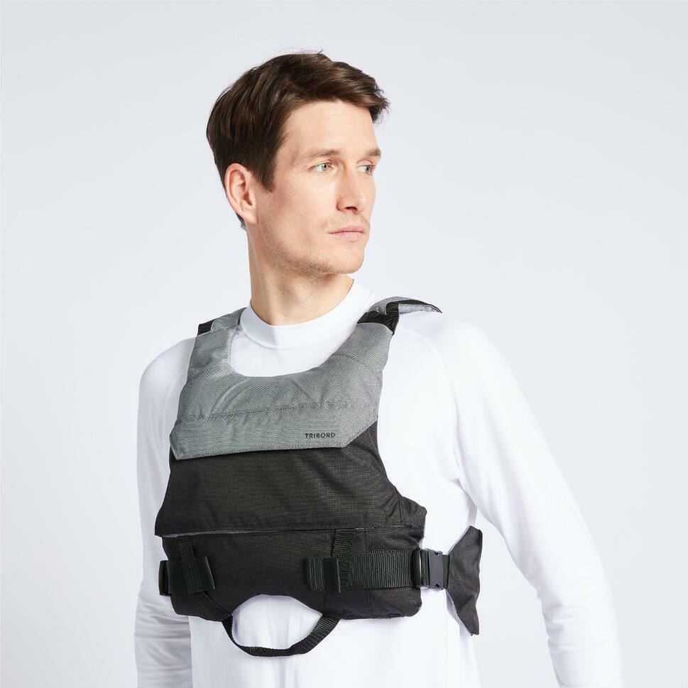 Decathlon Buoyancy Life Jacket BA 50 Newtons Grey 40-60kg