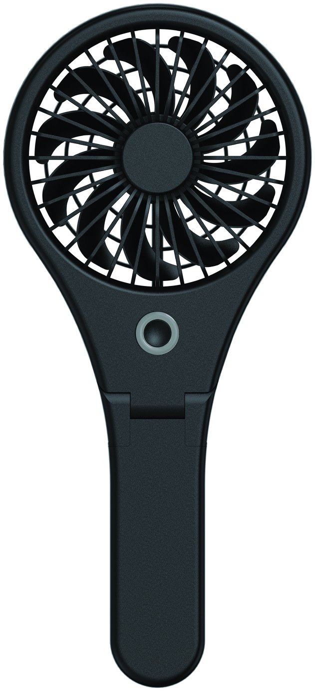 Bush Black Handheld & Foldable Desk Fan - 4 Inch