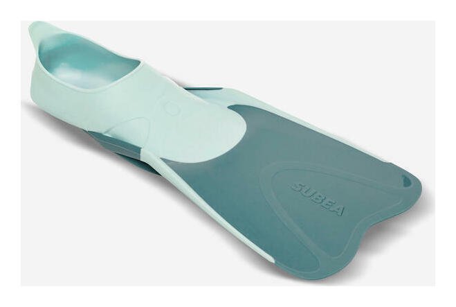 Decathlon Kids' Scuba Fin - FF 100 Soft Green UK C13-1