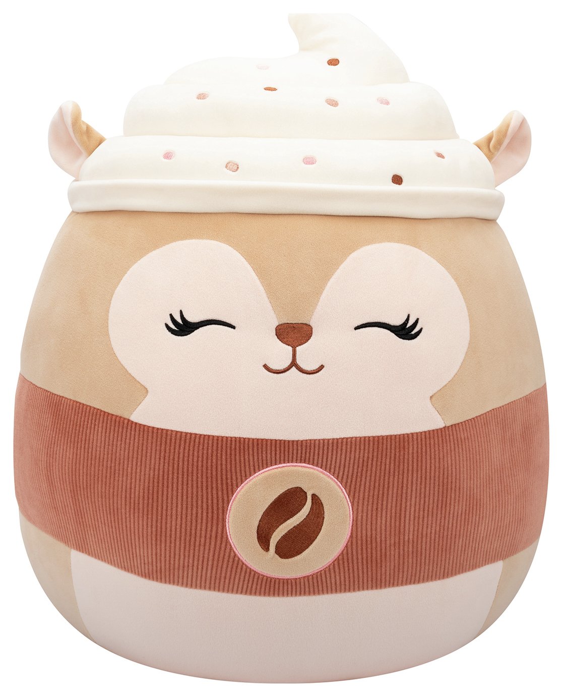 Squishmallows 16-Inch Reza Latte Squirrel Plush