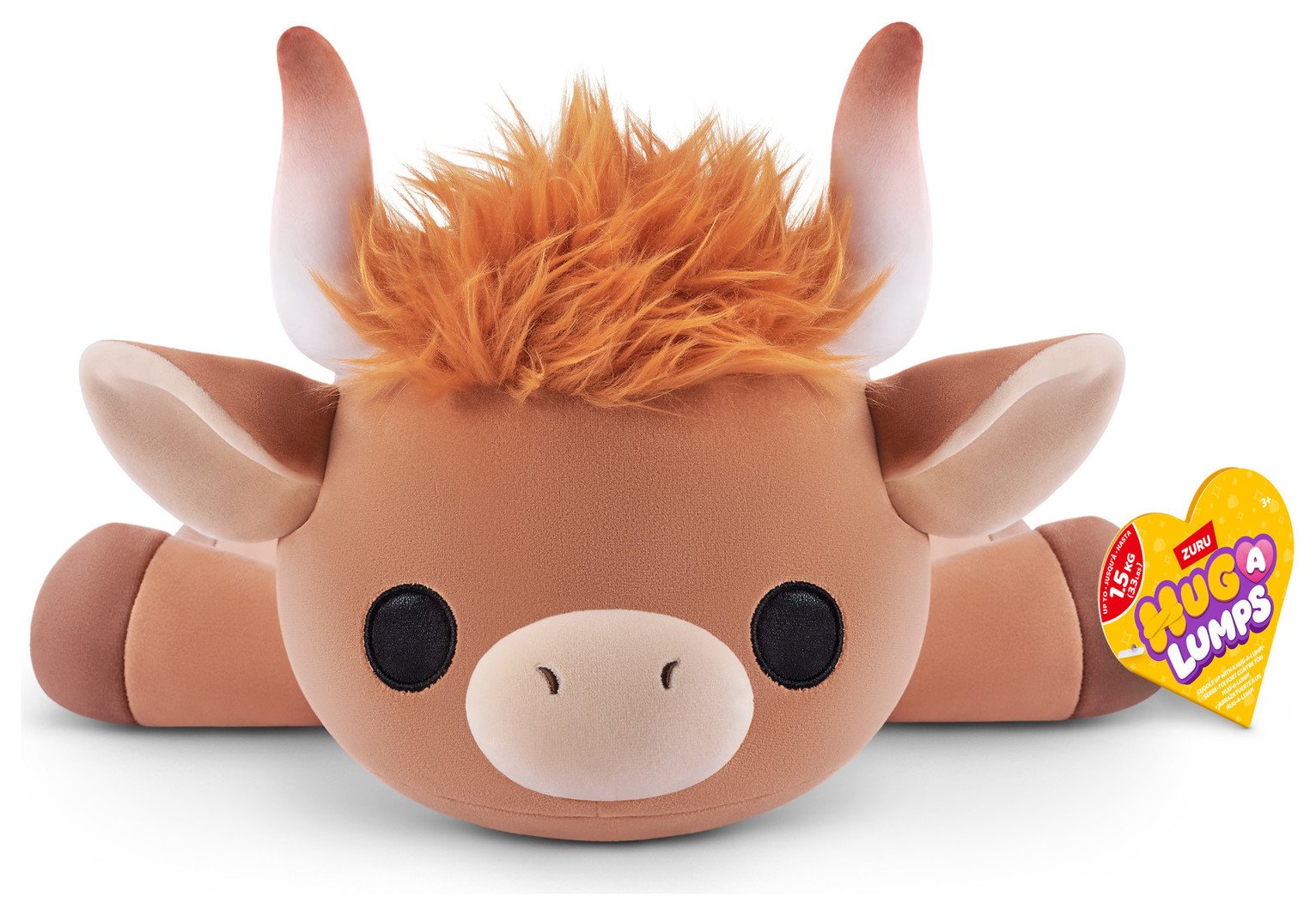 Hug-A-Lumps Highland Cow 20cm  Soft Toy