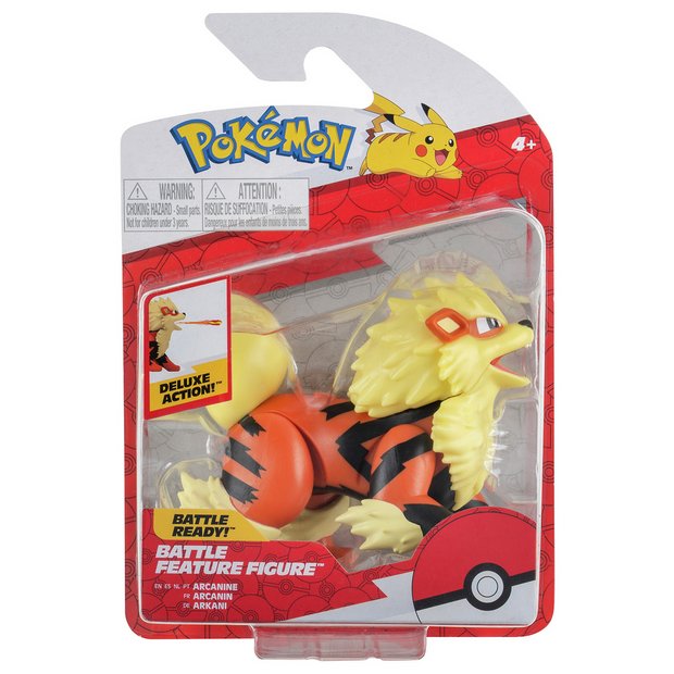Buy Pokemon Arcanine Inch Battle Feature Figure Playsets and