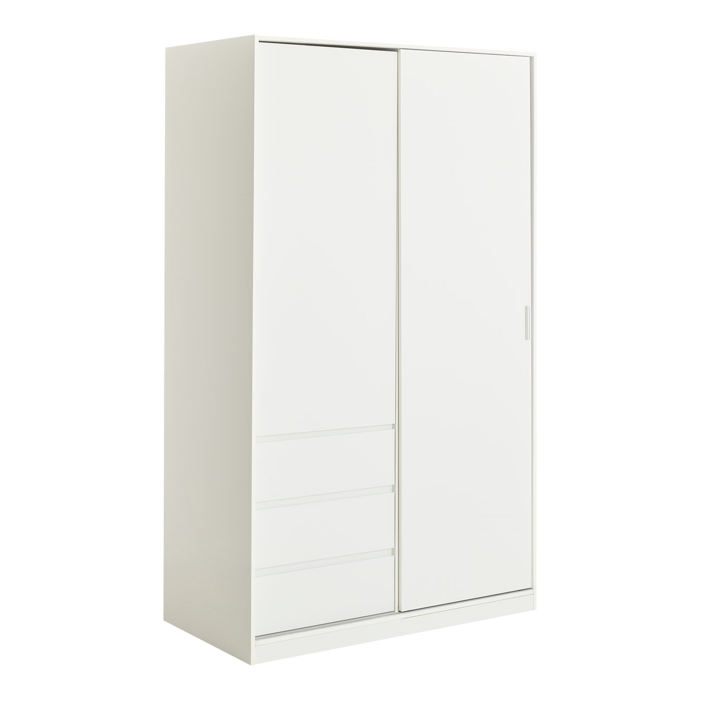 Tvilum  Naia 2 Door 3 Drawer Sliding Wardrobe