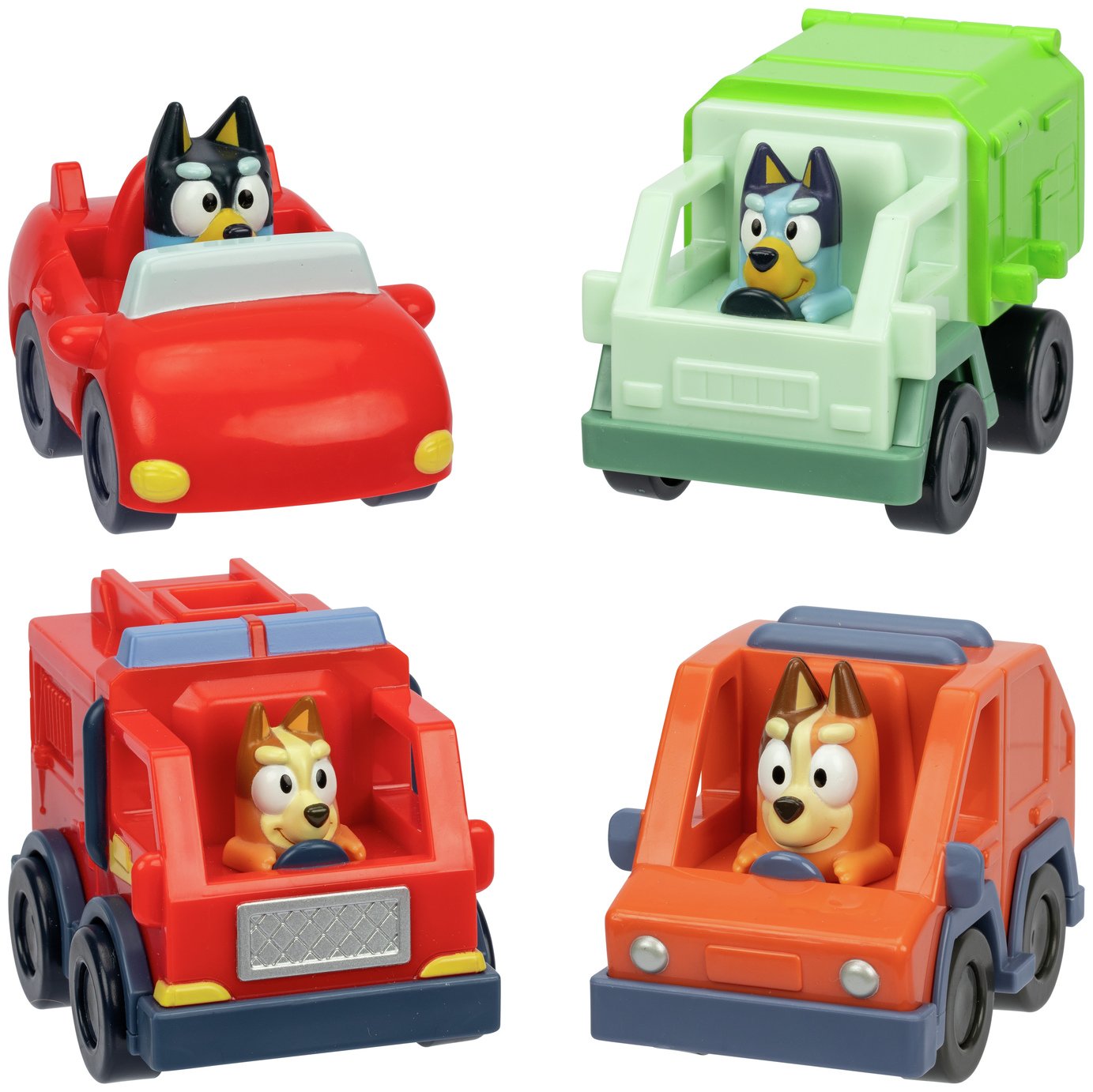 Bluey Mini Racer - 4 Pack