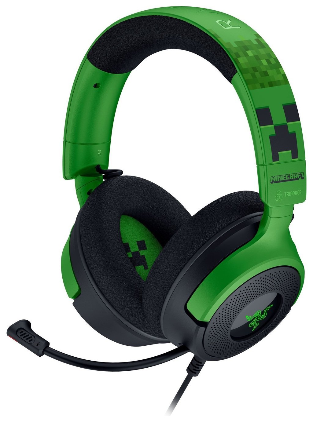 Razer Kraken V4 X Wired PC Headset - Minecraft