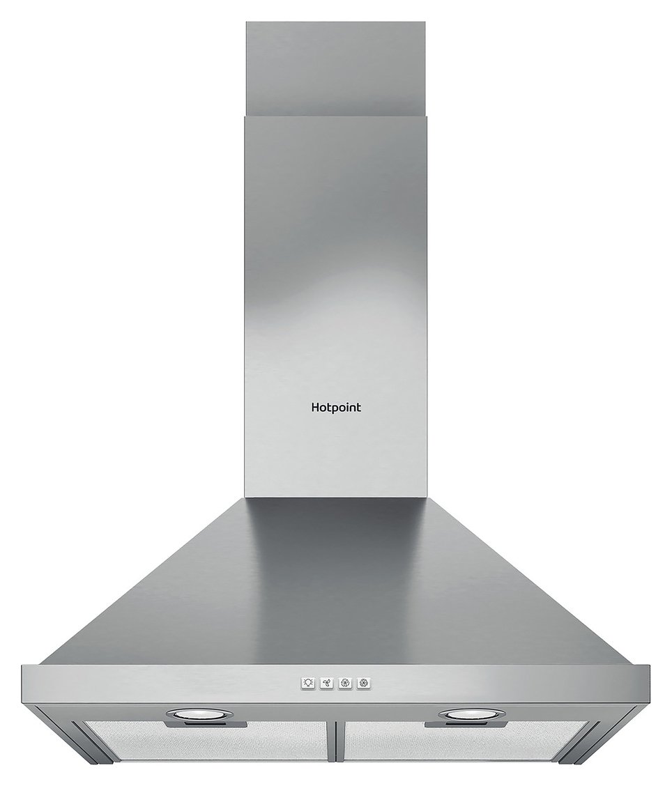 Hotpoint PHPN6.5FLMX/1 60cm Chimney Cooker Hood - S/Steel