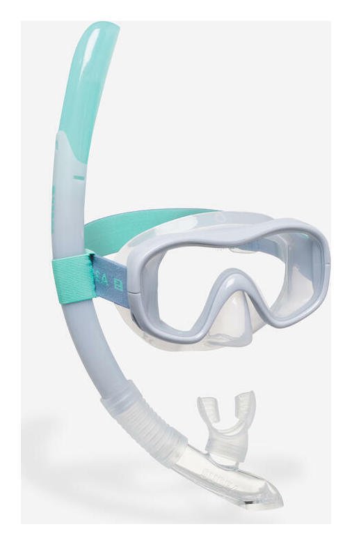 Decathlon Adult Diving Mask and Snorkelling Kit 100 Blue M