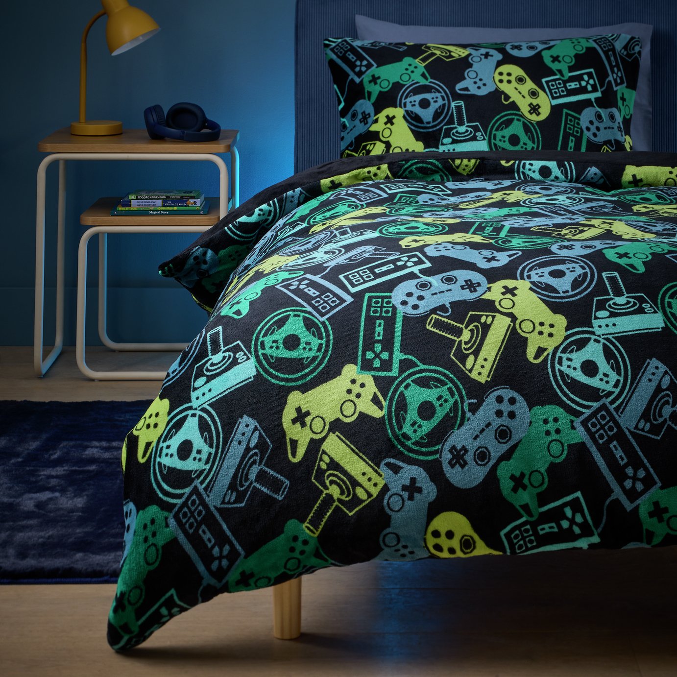 Argos Home Gamer Fleece Kids Bedding Set - Double