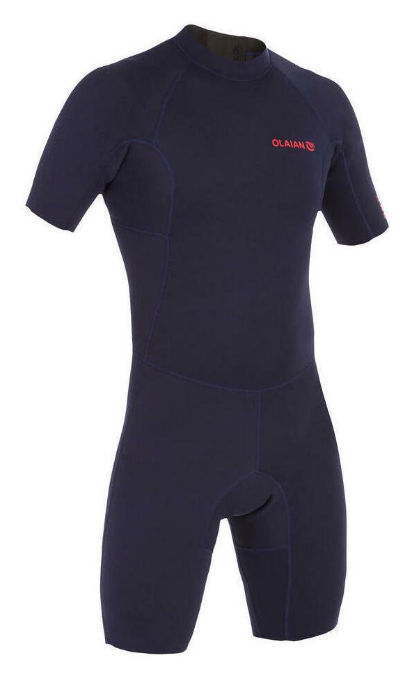 Decathlon Men's 1.5mm Surfing Neoprene Shorty Wetsuit 100