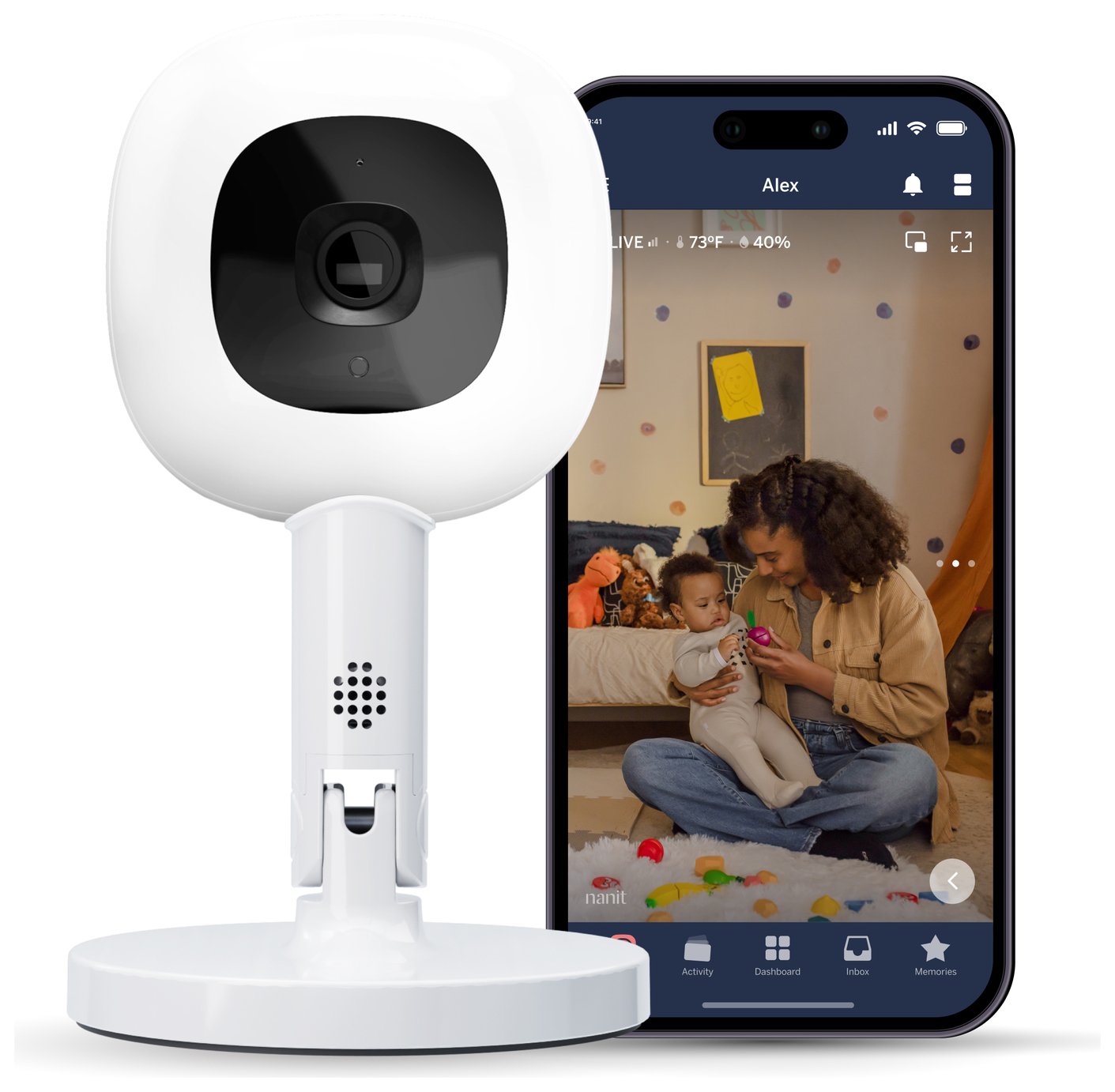 Nanit Pro Smart Baby Monitor With Flex Stand