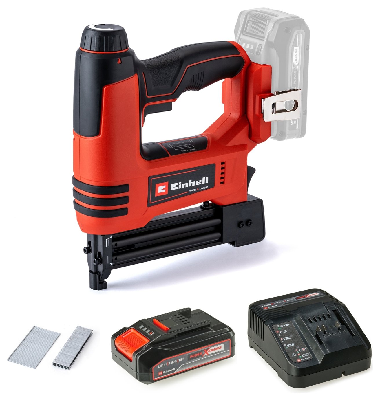 Einhell 2-in-1 Cordless Nail and Staple Gun Kit - 18V