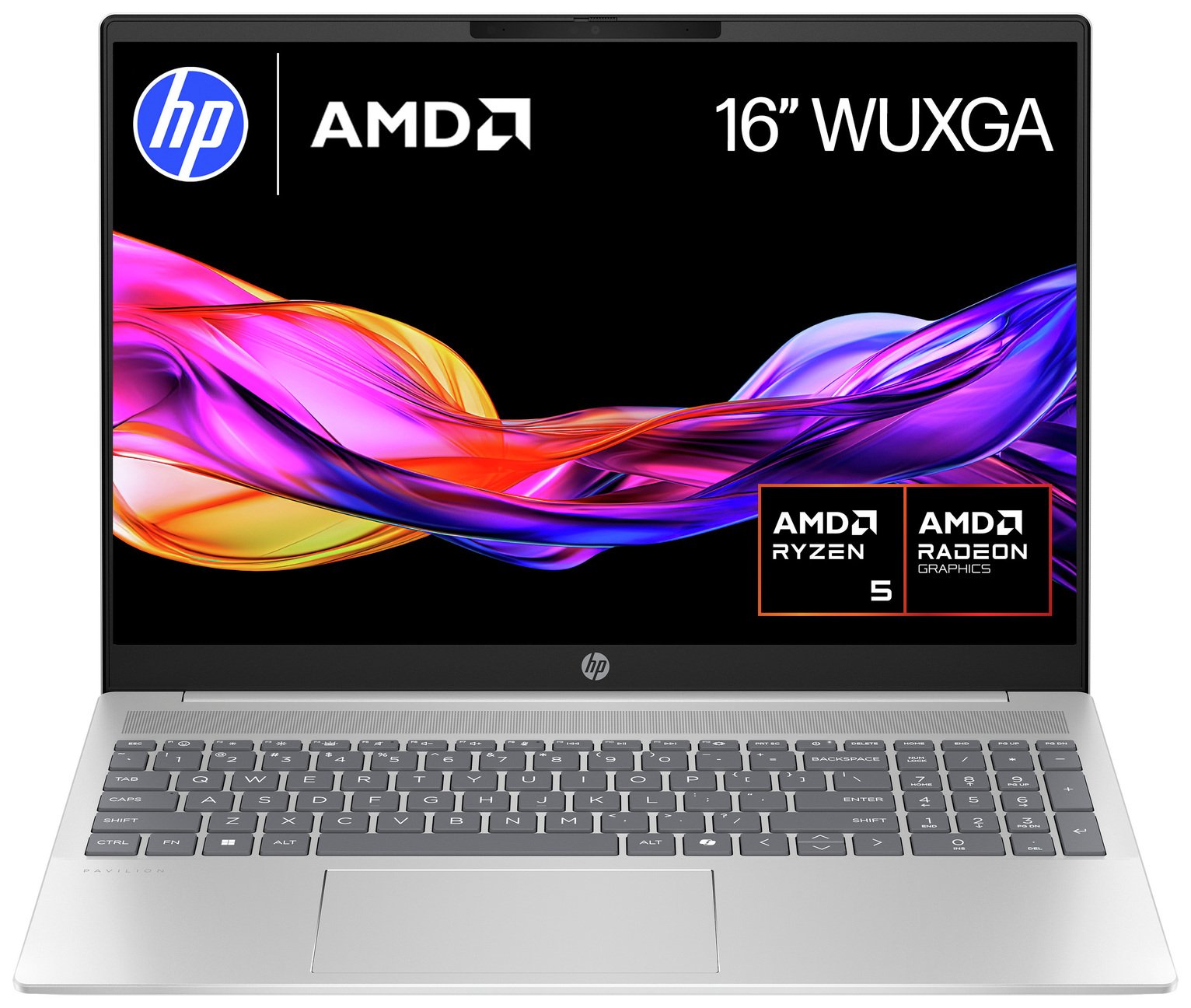 HP Pavilion 16-ag0006na 16in Ryzen 5 8GB 512GB Laptop Silver