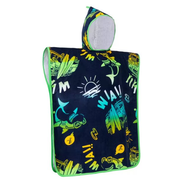 Buy Decathlon Kids' Surfing Poncho Blue 110 to 135 cm Bath