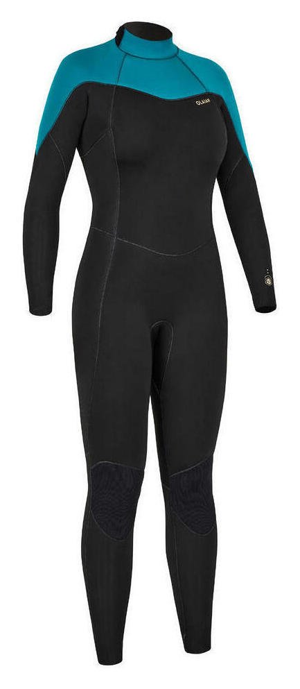 Decathlon Women's Surf Wetsuit with Back zip Black