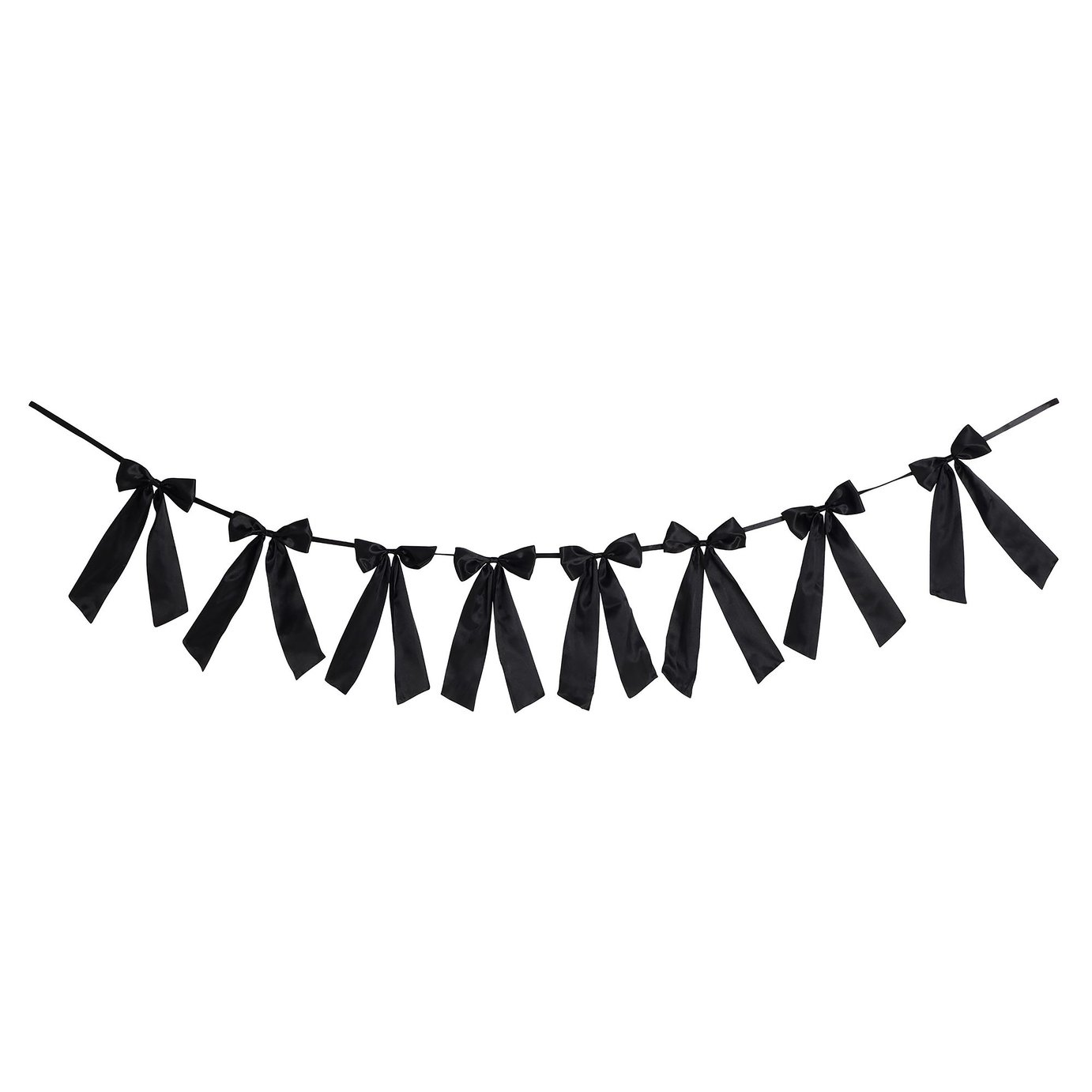 Argos Home Black Bow Garland
