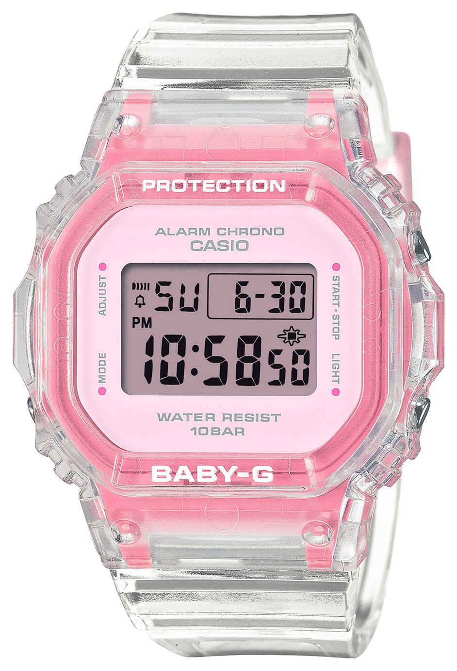 Casio Baby-G Translucent Bezel Pink Watch