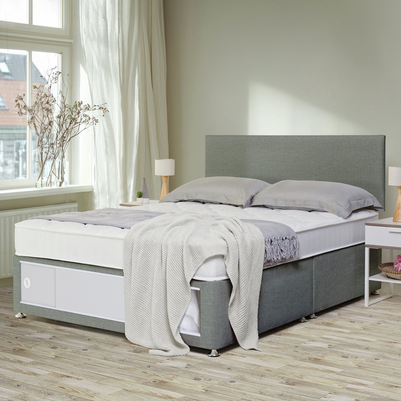 Argos Home Elmdon Comfort Mattress & Divan Bed