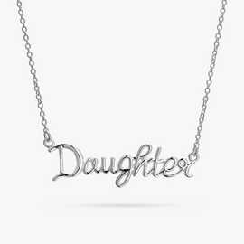 Revere Sterling Silver Daughter Necklace
