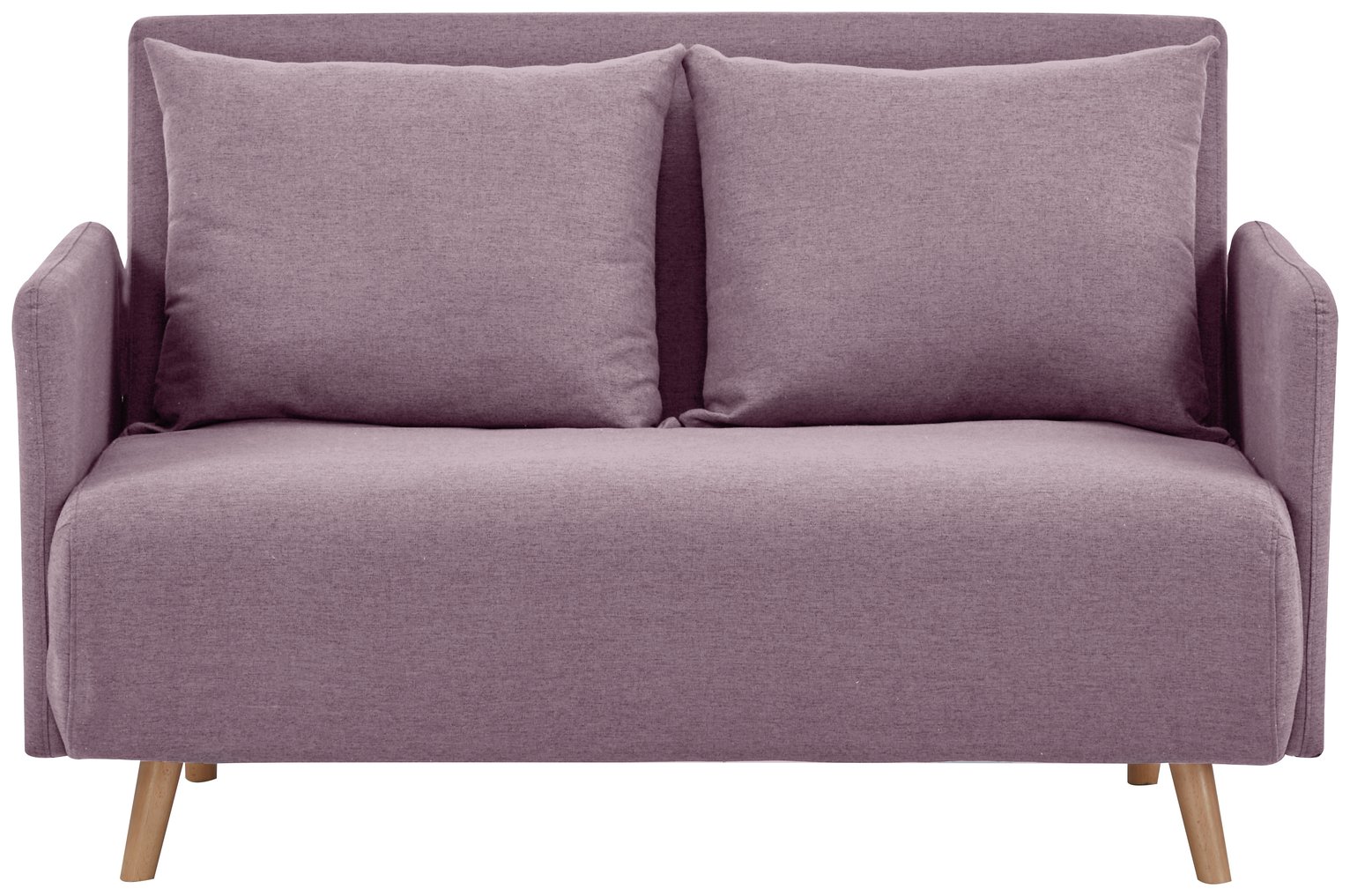 Habitat Alex Fabric Small Double Sofa Bed - Purple