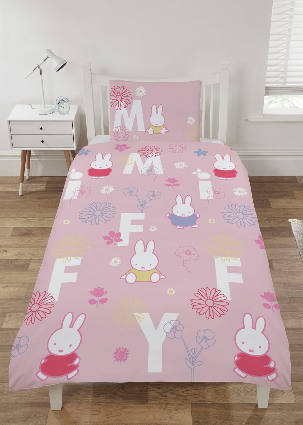 Miffy Pink Kids Bedding Set - Single