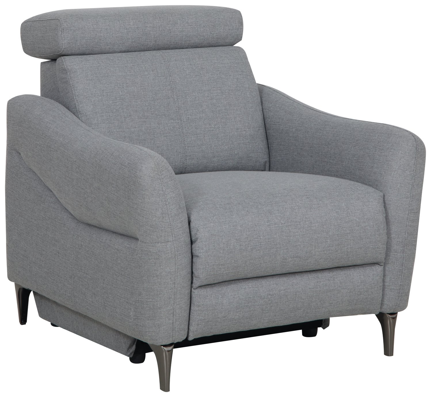 Argos Home Elias Fabric Recliner Chair - Grey