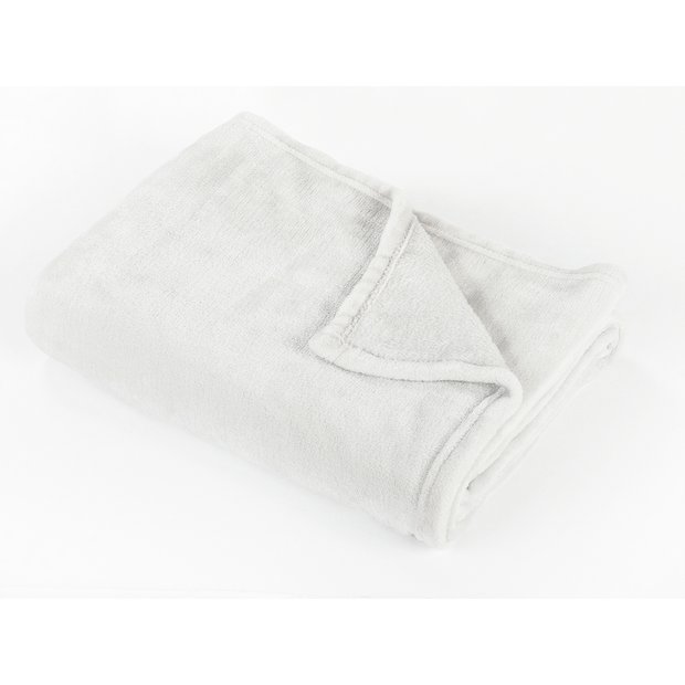 Buy Argos Home Super Soft Fleece Throw - 150x200cm - Stone | Blankets and  throws | Argos