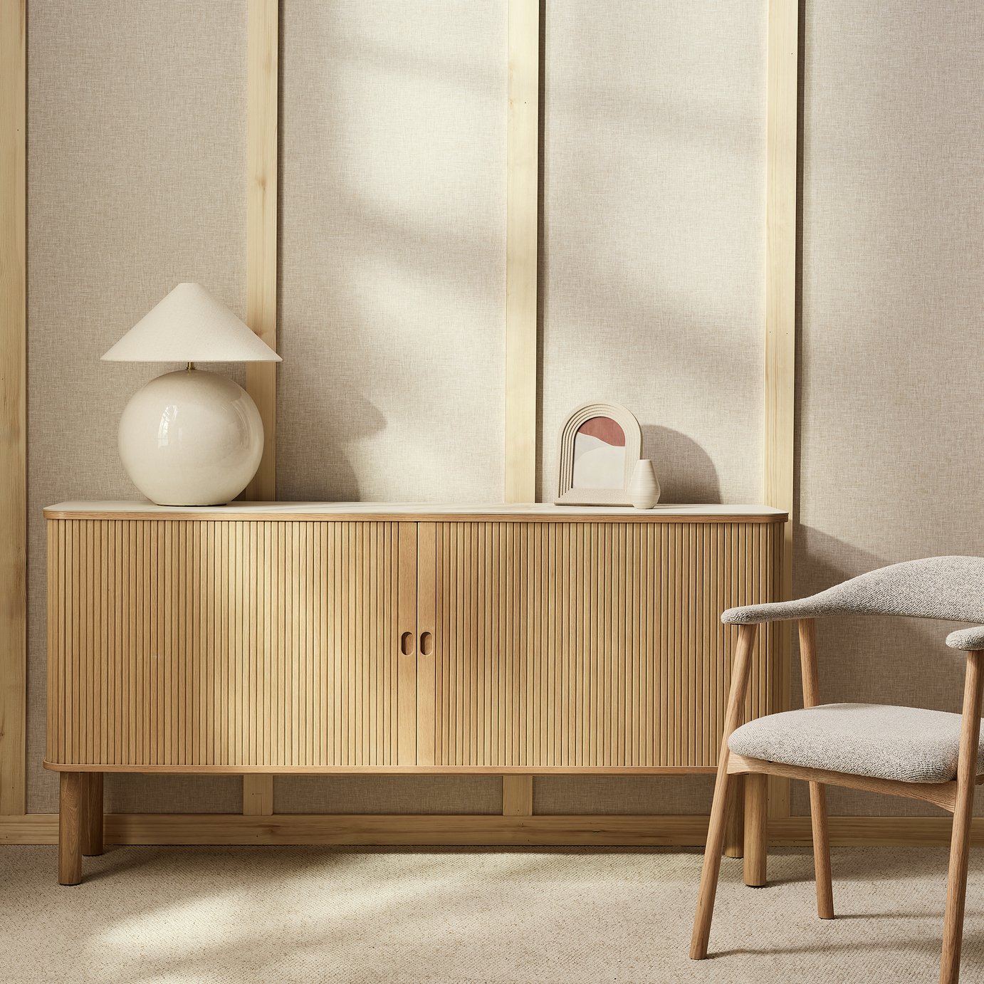 Habitat Lex 2 Door Sideboard - Natural