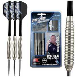 Target Phil Taylor Silverlight 24g Brass Steel Tip Darts Set