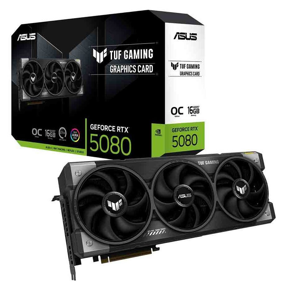 ASUS Nvidia GeForce RTX 5080 TUF Gaming OC 16GB Graphic Card