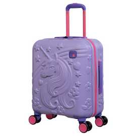 IT Luggage 8 Wheel Hard Kids Suitcase - Cabin, Lavender