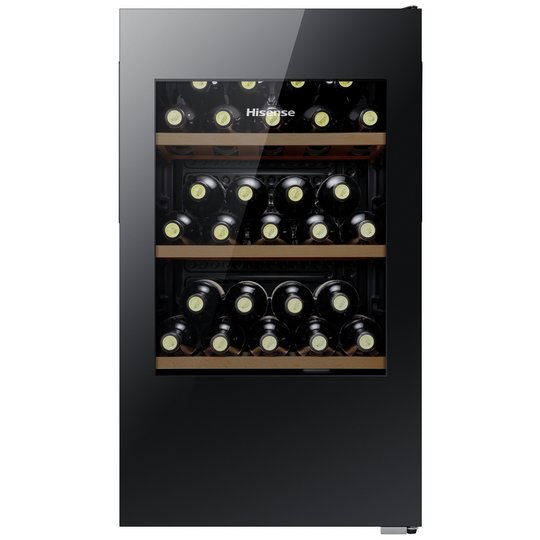 Hisense RW12D4NWG0 96 Litre Drinks Wine Cooler – Black