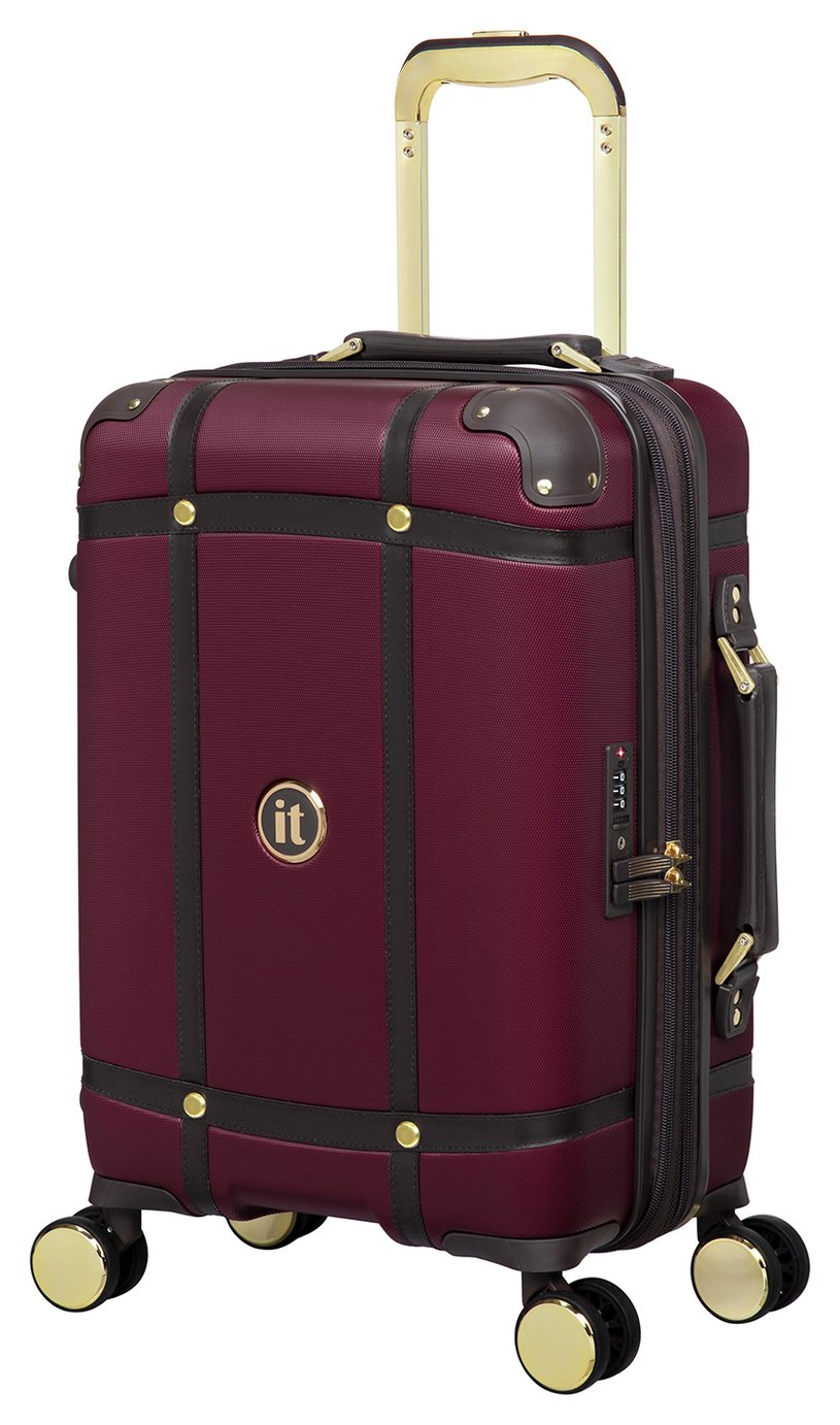 IT Luggage Expandable 8 Wheel Hard Suitcase
