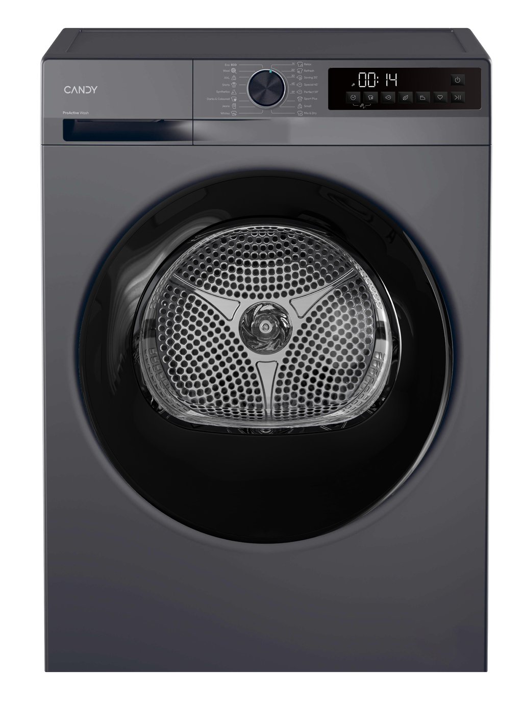 Candy GD 10N1R 80 10KG Heat Pump Tumble Dryer - Graphite