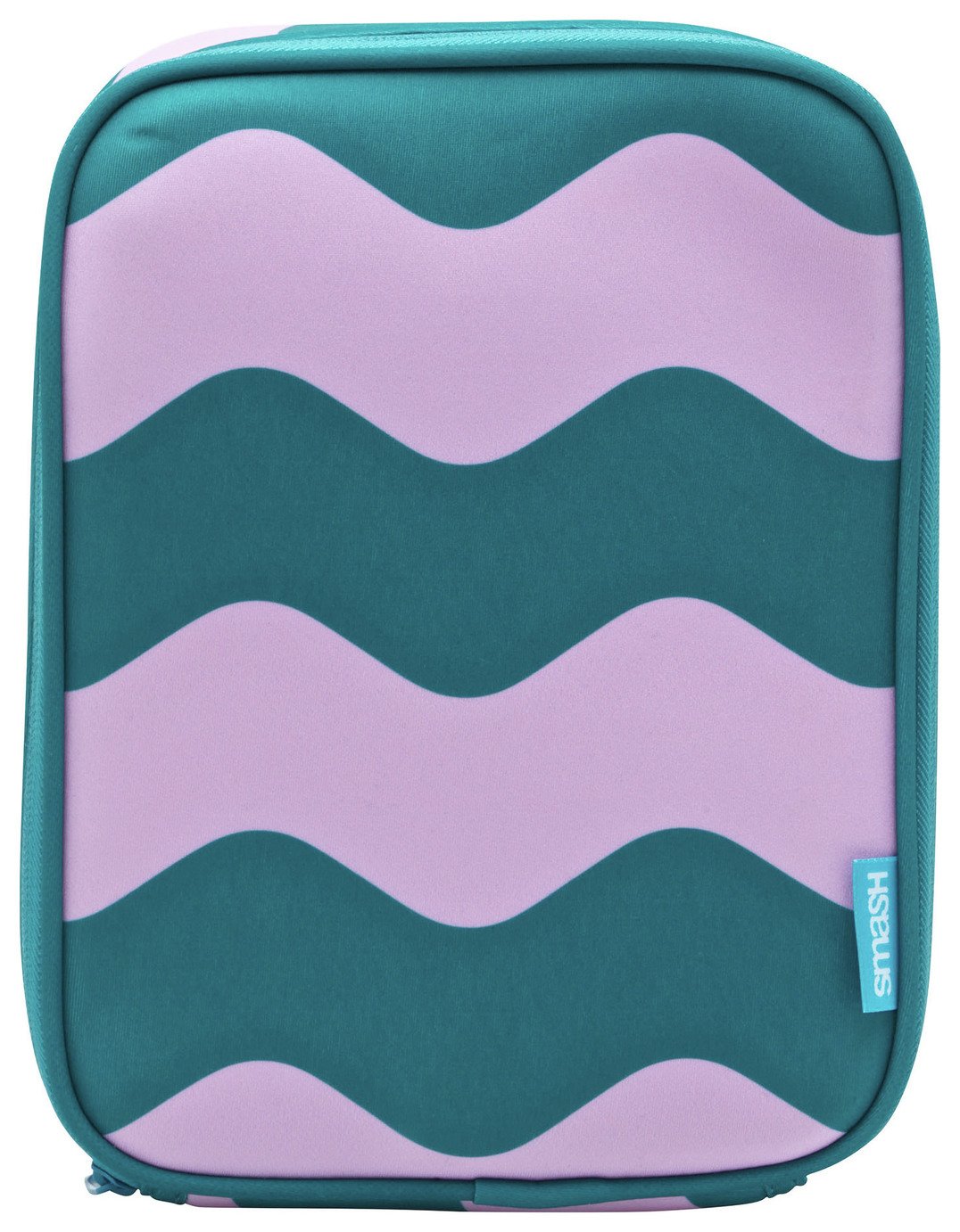 Smash Washable Squiggle Green Lunch Bag