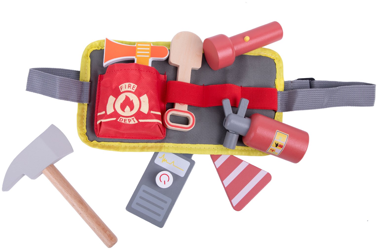 Chad Valley Wooden Firefighter Roleplay Playset 