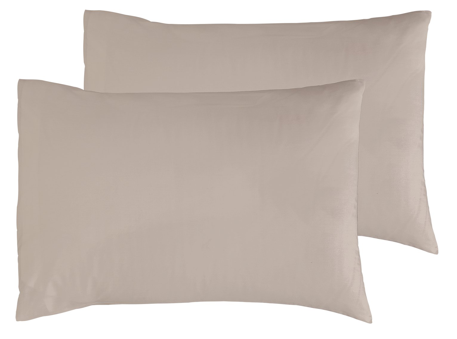 Habitat Cotton Rich 180TC Standard Pillowcase Pair - Neutral