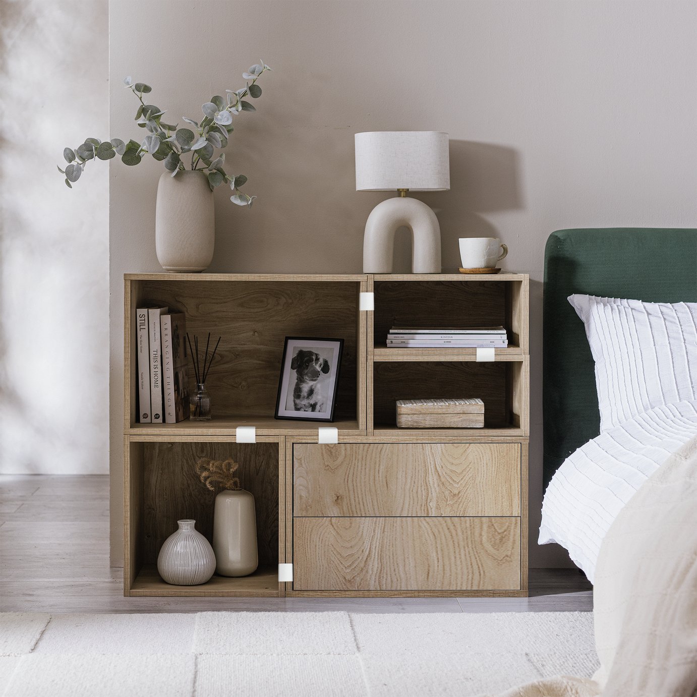 Habitat Rubrics Modular Wide Bookcase