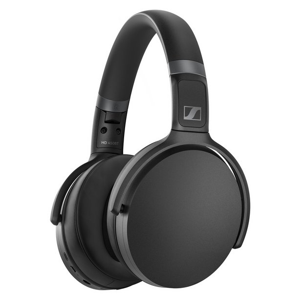 Sennheiser HD 450BT Headphones with mic full size Bluetooth wireless active  noise canceling black - Office Depot