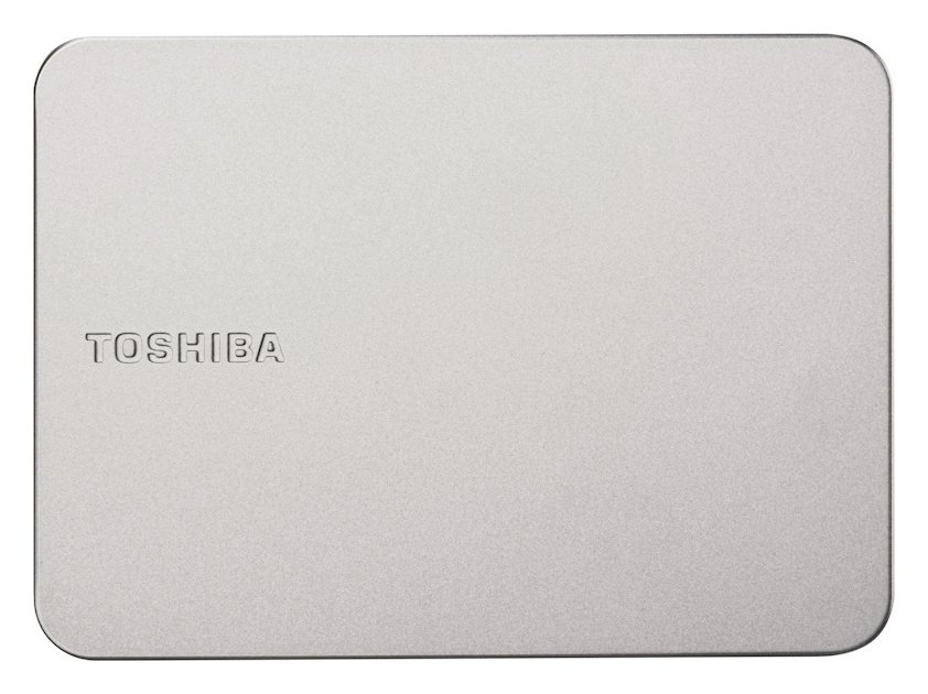 Toshiba Canvio Flex 4TB Portable Hard Drive - Warm Silver