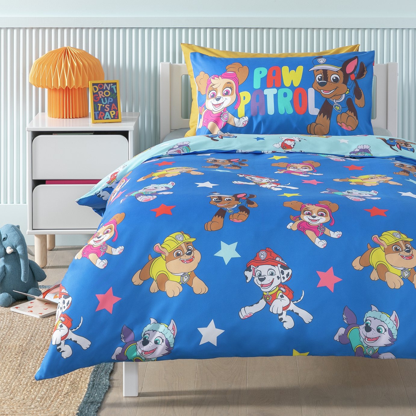 Paw Patrol Blue Chase Single Duvet Set